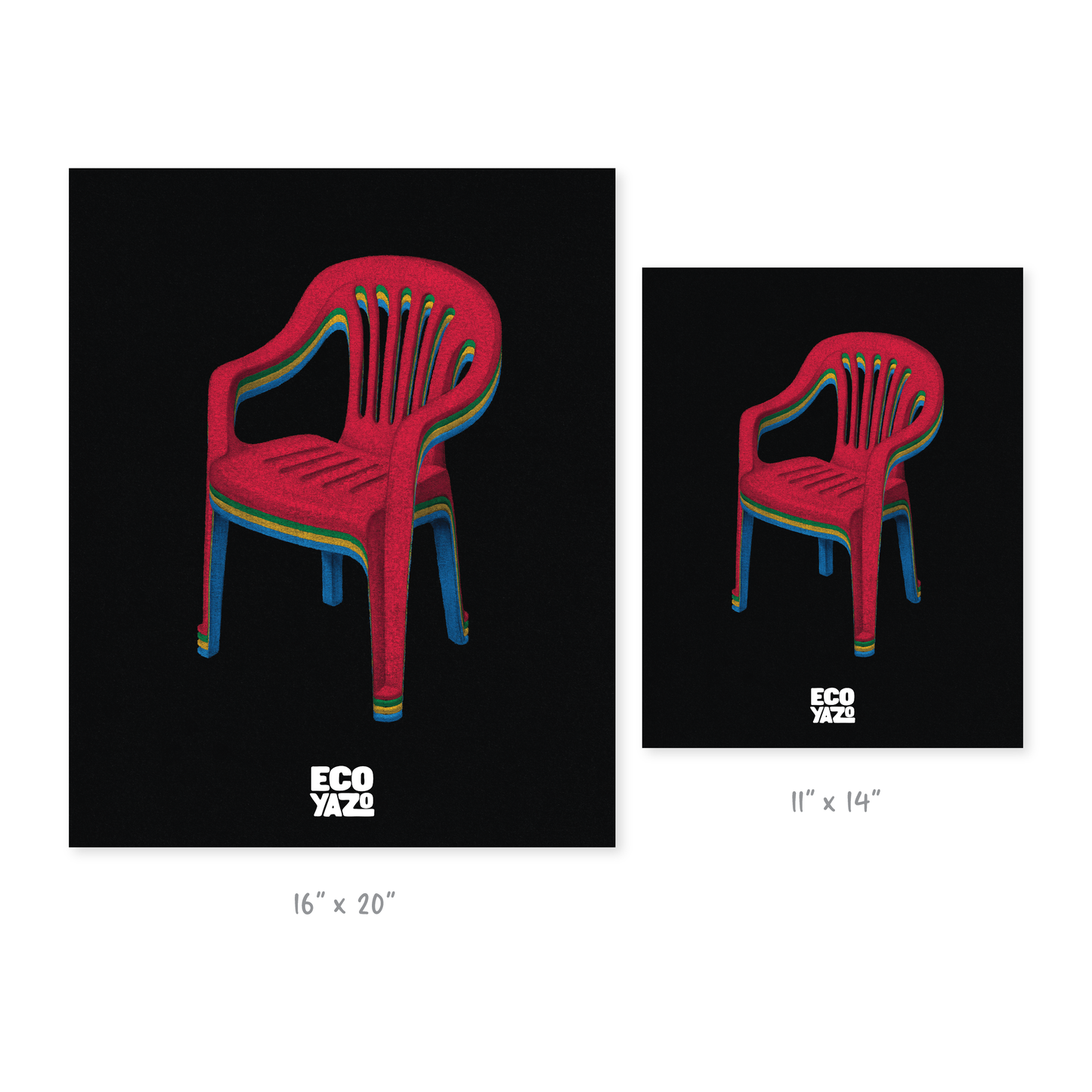 Pila De Sillas Print